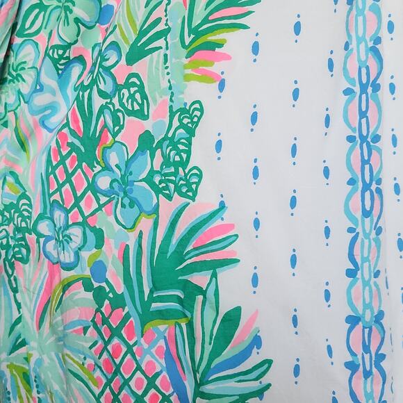 Lilly Pulitzer Women's Maryellen Off-the-shoulder Dress Resort White Size M - Picture 10 of 13